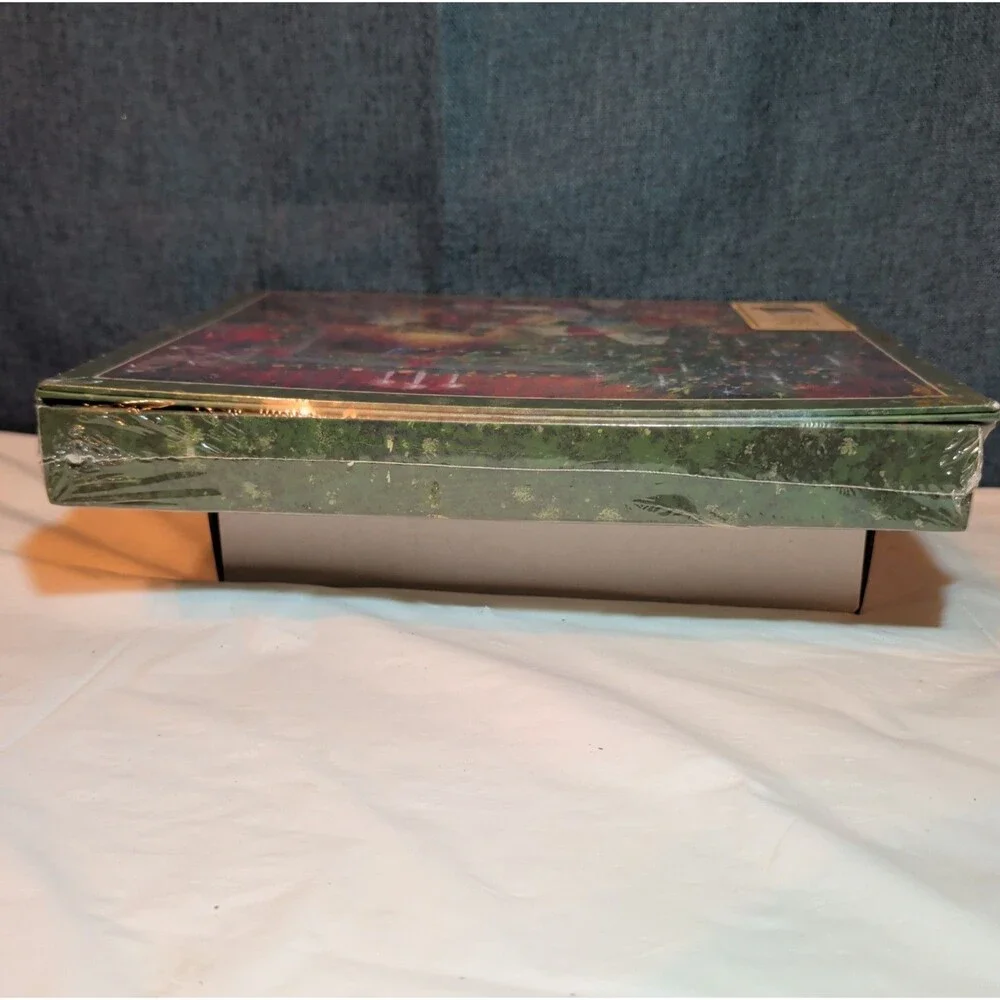 Vintage Lang Christmas Puzzle 500 pc Factory Sealed New Pop Up Easel Box 1982